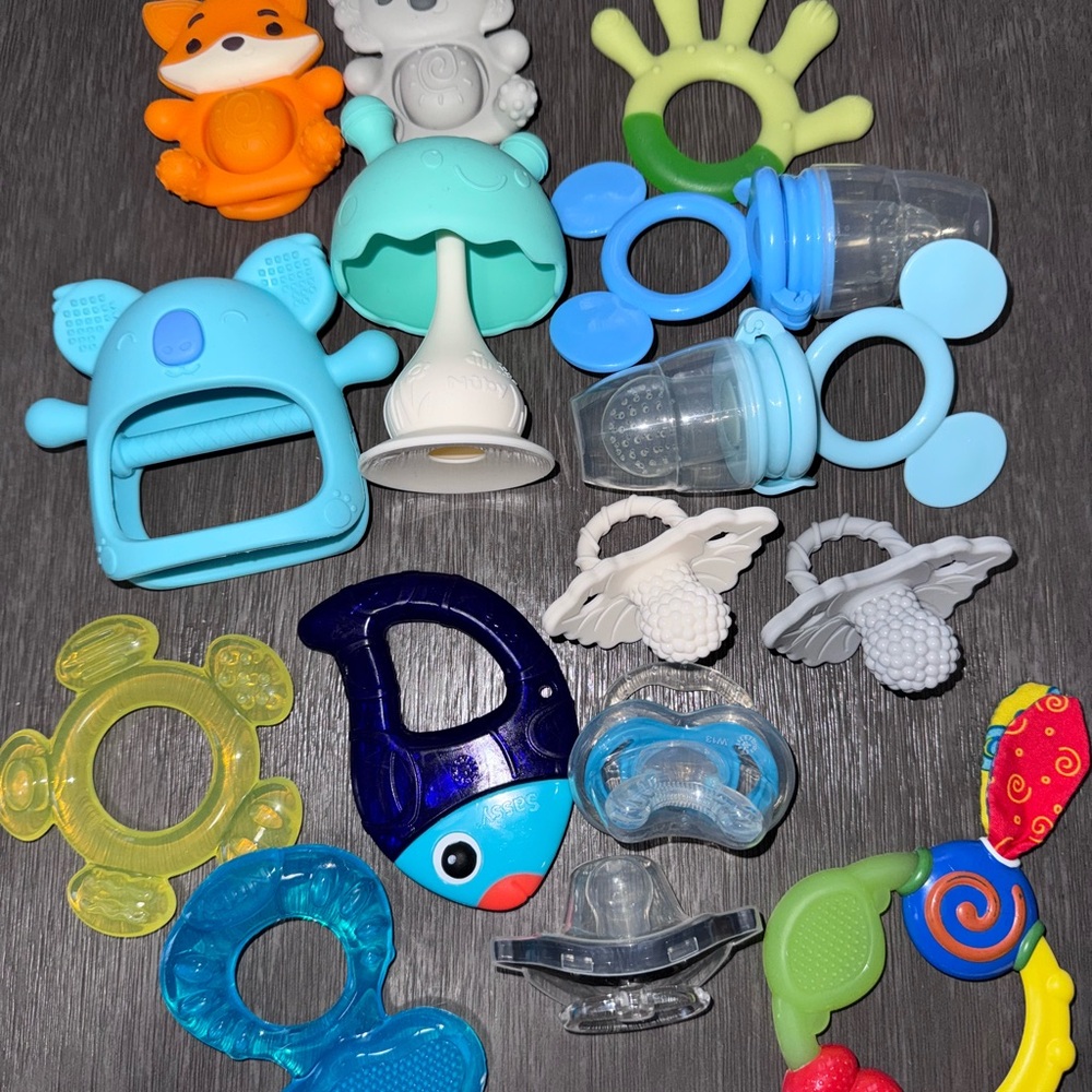 Colorful Baby Teething Toy Set